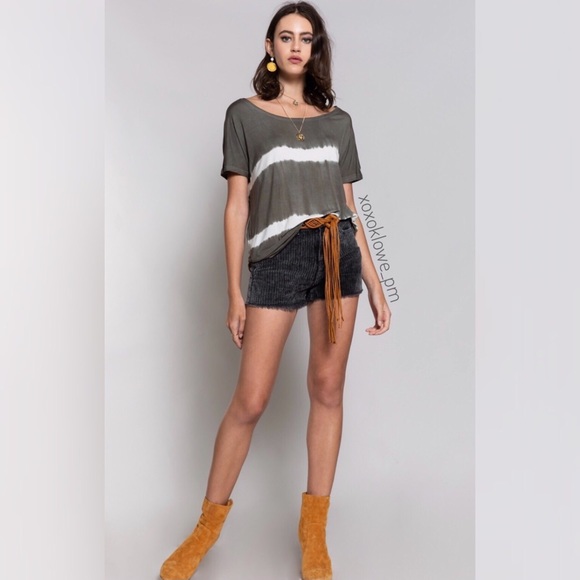 POL Black Distressed Frayed Hem Corduroy Shorts - Picture 9 of 12